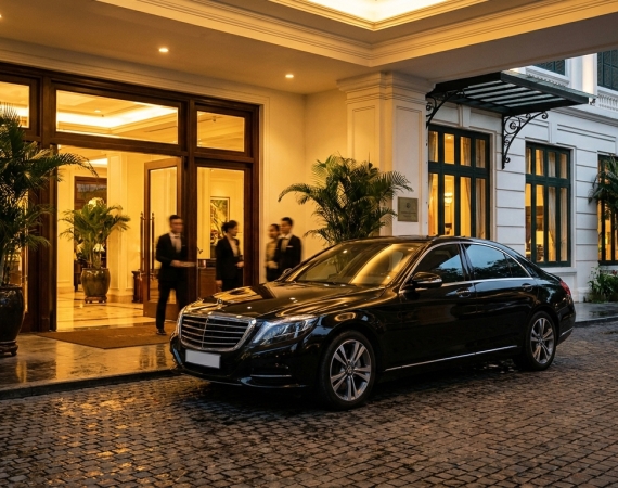 Thuê xe đi tiệc sang trọng với lái xe phục vụ chuyên nghiệp